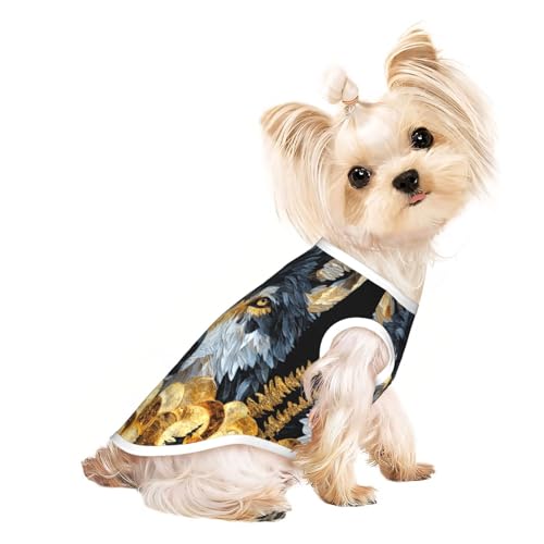 Tribal-Totem-Hunde-Shirt für kleine Hunde, weiche und atmungsaktive Katzen- und Hundekleidung, geeignet für kleine Haustiere Tribal-Totem-Hunde-Shirt für kleine Hunde, weiche und atmungsaktive Katzen- und Hundekleidung, geeignet für kleine Haustiere von HERTqwop