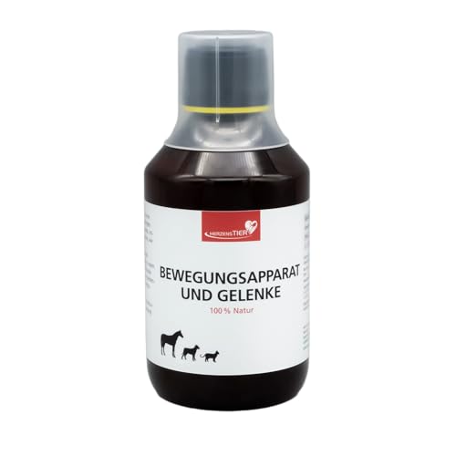 HERZENSTIER Bewegungsapparat & Gelenke 250 ml für Hunde, Katzen & Pferde, Natürliche Kräutertropfen & Pflanzliche Unterstützung bei sportlicher Belastung von HERZENSTIER