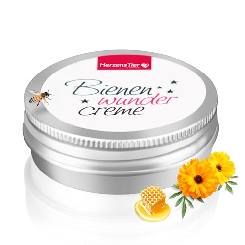 HERZENSTIER Bienenwundercreme 10 ml für Hund, Katze & Pferd: Ideal für Pfoten, Nase & empfindliche Hautpartien, Hautpflege für Wunde & beanspruchte Haut, lindert Hautreizungen & Heilt Schürfwunden HERZENSTIER Bienenwundercreme 10 ml für Hund, Katze & Pferd: Ideal für Pfoten, Nase & empfindliche Hautpartien, Hautpflege für Wunde & beanspruchte Haut, lindert Hautreizungen & Heilt Schürfwunden von HERZENSTIER