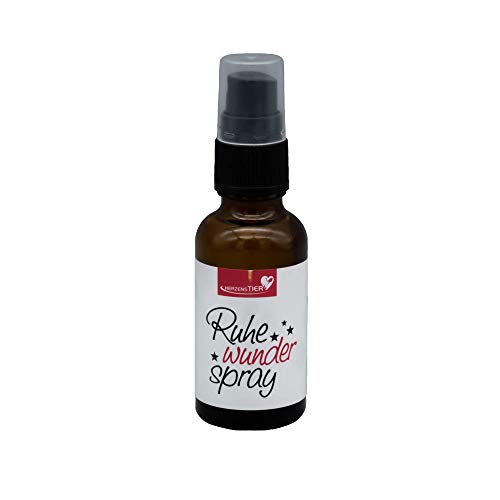 HERZENSTIER Ruhewunderspray 30 ml für Entspannung bei Stress & Angst für Hund, Katze und Pferd - Ideal für Transportbox & Tierarztbesuch HERZENSTIER Ruhewunderspray 30 ml für Entspannung bei Stress & Angst für Hund, Katze und Pferd - Ideal für Transportbox & Tierarztbesuch von HERZENSTIER