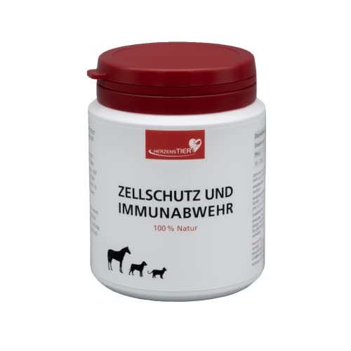 HerzensTier Zellschutz und Immunabwehr 150g für Hunde, Katzen & Pferde – fördert natürliche Immunstärkung & Zellregeneration von HERZENSTIER