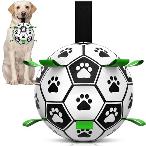 HETOO Hundeball Hundespielzeug Ball mit Griff für Hund Interaktives Schleppen von Krieg Wasser Hundebälle Spielzeug Geburtstagsgeschenk für Mittel/Große Hunde (8 Zoll) HETOO Hundeball Hundespielzeug Ball mit Griff für Hund Interaktives Schleppen von Krieg Wasser Hundebälle Spielzeug Geburtstagsgeschenk für Mittel/Große Hunde (8 Zoll) von HETOO