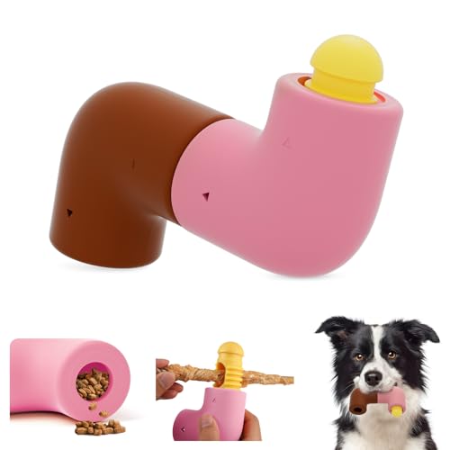 HETOO Hundespielzeug, Leckerli-Puzzle-Spiele: Kauspielzeug für Hunde, Futterspenderblöcke für intelligente Hunde, geistige Stimulation für große, mittelgroße Hunde, Welpen von HETOO