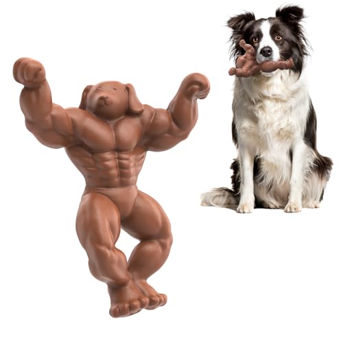 HETOO Hundespielzeug, Unzerstörbar Spielzeug für Große Hunde Kauspielzeug für Aggressives Kauen Robuster Langlebig Nylon Kauspielzeug für Mittelgroße Große Hunde (Muscle Shaped) HETOO Hundespielzeug, Unzerstörbar Spielzeug für Große Hunde Kauspielzeug für Aggressives Kauen Robuster Langlebig Nylon Kauspielzeug für Mittelgroße Große Hunde (Muscle Shaped) von HETOO