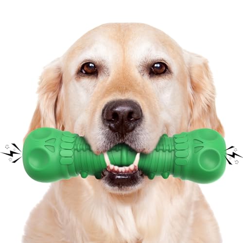 HETOO Hundespielzeug, unzerstörbares, strapazierfähiges (Für kleine Hunde, Hellgrün) von HETOO