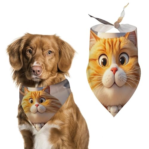 Cat Chef Hundehalstücher zum Füttern und Pflegen, dreieckige Haustier-Lätzchen, waschbar, Haustier-Schal für Katzen und Hunde Cat Chef Hundehalstücher zum Füttern und Pflegen, dreieckige Haustier-Lätzchen, waschbar, Haustier-Schal für Katzen und Hunde von HETVBNS