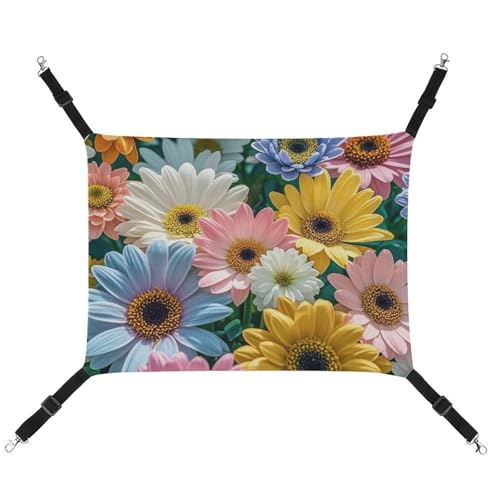 HETVBNS Blumen als Hintergrund Haustierhängematte für Katzen & Hunde, weiche, atmungsaktive Canvas-Hängematte mit verstellbaren Riemen, bequemes und langlebiges Hängebett für kleine bis mittelgroße HETVBNS Blumen als Hintergrund Haustierhängematte für Katzen & Hunde, weiche, atmungsaktive Canvas-Hängematte mit verstellbaren Riemen, bequemes und langlebiges Hängebett für kleine bis mittelgroße von HETVBNS