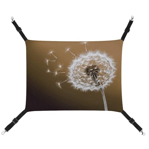 HETVBNS Geblasene Löwenzahnblüten-Haustier-Hängematte für Katzen und Hunde, weiche atmungsaktive Canvas-Hängematte mit verstellbaren Trägern, bequemes und langlebiges Hängebett für kleine bis HETVBNS Geblasene Löwenzahnblüten-Haustier-Hängematte für Katzen und Hunde, weiche atmungsaktive Canvas-Hängematte mit verstellbaren Trägern, bequemes und langlebiges Hängebett für kleine bis von HETVBNS