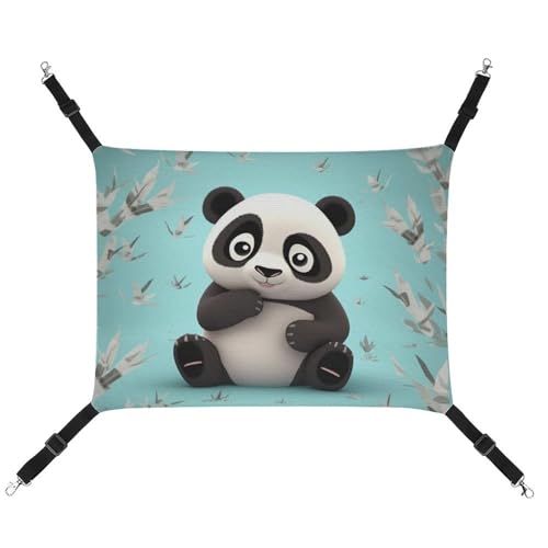 HETVBNS Panda Star Haustierhängematte für Katzen & Hunde, weiche atmungsaktive Canvas-Hängematte mit verstellbaren Trägern, bequemes und langlebiges Hängebett für kleine bis mittelgroße Haustiere HETVBNS Panda Star Haustierhängematte für Katzen & Hunde, weiche atmungsaktive Canvas-Hängematte mit verstellbaren Trägern, bequemes und langlebiges Hängebett für kleine bis mittelgroße Haustiere von HETVBNS