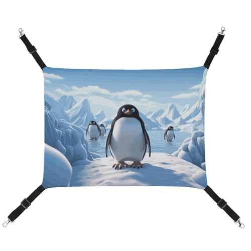 HETVBNS Penguin Antarctica Ice Haustier-Hängematte für Katzen und Hunde, weiche atmungsaktive Canvas-Hängematte mit verstellbaren Trägern, bequemes und langlebiges Hängebett für kleine bis mittelgroße HETVBNS Penguin Antarctica Ice Haustier-Hängematte für Katzen und Hunde, weiche atmungsaktive Canvas-Hängematte mit verstellbaren Trägern, bequemes und langlebiges Hängebett für kleine bis mittelgroße von HETVBNS