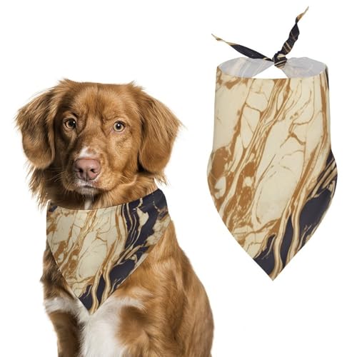 Hundehalstücher aus Marmor zum Füttern und Pflegen, dreieckige Haustier-Lätzchen, waschbar, Haustier-Schal für Katzen und Hunde Hundehalstücher aus Marmor zum Füttern und Pflegen, dreieckige Haustier-Lätzchen, waschbar, Haustier-Schal für Katzen und Hunde von HETVBNS