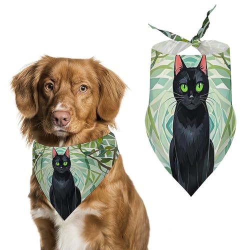 Hundehalstücher für Katzen und Hunde, dreieckig, waschbar, für Katzen und Hunde, Schwarz Hundehalstücher für Katzen und Hunde, dreieckig, waschbar, für Katzen und Hunde, Schwarz von HETVBNS