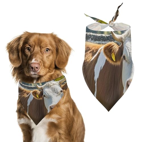Hundehalstücher mit Bauernhof-Bildern, für die Fütterung, Fellpflege, dreieckig, waschbar, Haustier-Schal für Katzen und Hunde Hundehalstücher mit Bauernhof-Bildern, für die Fütterung, Fellpflege, dreieckig, waschbar, Haustier-Schal für Katzen und Hunde von HETVBNS