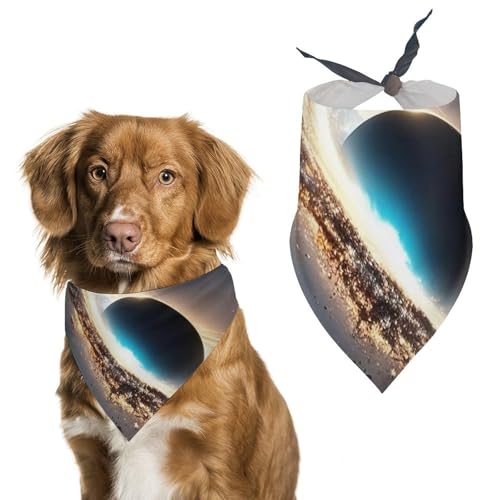 Universe Hundehalstücher für die Fütterung, Fellpflege, dreieckig, waschbar, Haustier-Schal für Katzen und Hunde Universe Hundehalstücher für die Fütterung, Fellpflege, dreieckig, waschbar, Haustier-Schal für Katzen und Hunde von HETVBNS