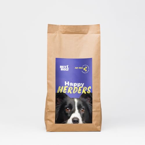 HEY HOLY – Happy Herders Trockenfutter – Premium Trockenfutter für ausgewachsene Hunde mit 40% Huhn – 1er Pack (7kg) – Getreidefrei, nur EIN tierisches Protein, besonders gut verträglich von HEY HOLY