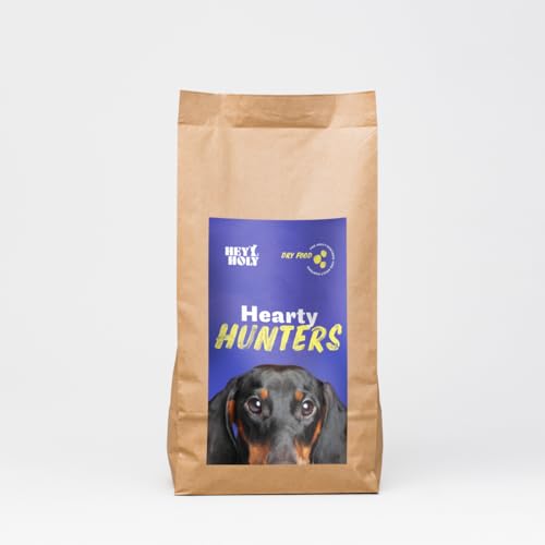 HEY HOLY – Hearty Hunters Trockenfutter für ausgewachsene Hunde mit 40% Rind – 1er Pack (7kg) – Getreidefrei, nur EIN tierisches Protein, besonders gut verträglich von HEY HOLY