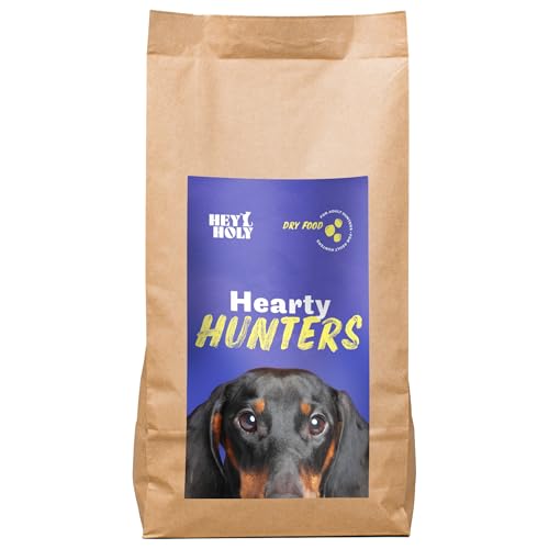 HEY HOLY – Hearty Hunters Trockenfutter für ausgewachsene Hunde mit 40% Rind – 1er Pack (7kg) – Getreidefrei, nur EIN tierisches Protein, besonders gut verträglich von HEY HOLY