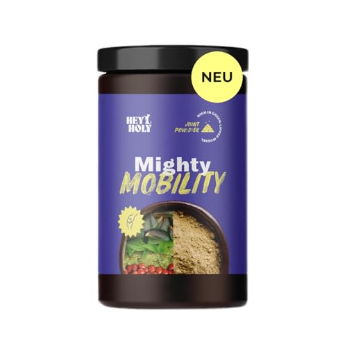 HEY HOLY Premium Gelenkpulver für Hunde Mighty Mobility | Gelenk- & Knochenschutz für Hunde 200 g | Unterstützt bei akuten Gelenkschmerzen & Präventiv | Hochverträglich aus natürlichen Zutaten HEY HOLY Premium Gelenkpulver für Hunde Mighty Mobility | Gelenk- & Knochenschutz für Hunde 200 g | Unterstützt bei akuten Gelenkschmerzen & Präventiv | Hochverträglich aus natürlichen Zutaten von HEY HOLY
