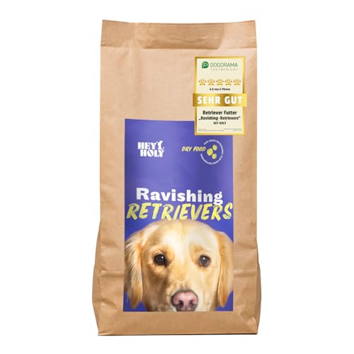 HEY HOLY Premium Trockenfutter für Retriever 100% getreidefrei | 7kg hypoallergenes Hundefutter für ausgewachsene Retriever mit Lamm | Hochverträglich aus natürlichen Zutaten von HEY HOLY