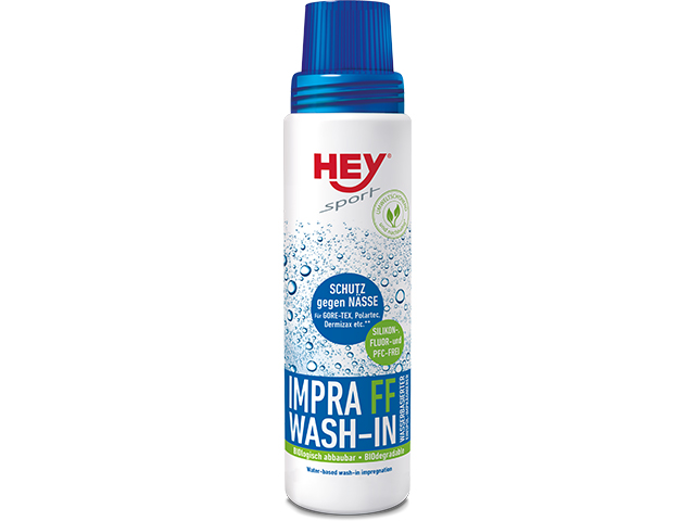Hey Impra Ff Wash-In 250ml Fluorfreier Flüssigimprägnierer Hey Impra Ff Wash-In 250ml Fluorfreier Flüssigimprägnierer von HEY