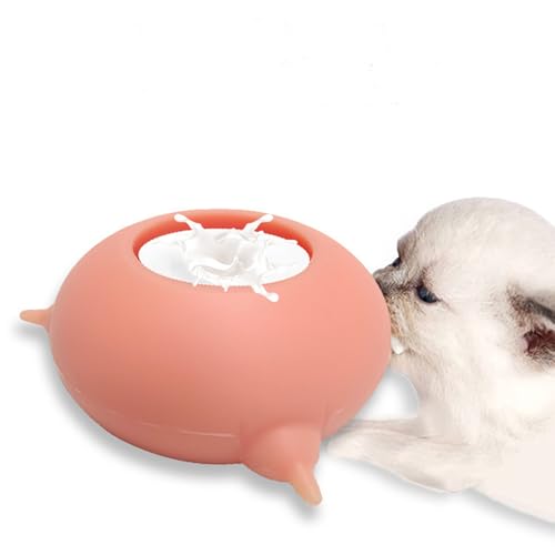 HEYANN Welpen Feeder Milchschale,Pet Silikon Hunde- und Katzenfutterstation Feeder Haustier Schüssel Feeder mit 3 Brustwarzen Kätzchen Nippel zum Füttern Welpen Feeder für Stillgerät Wasserspender HEYANN Welpen Feeder Milchschale,Pet Silikon Hunde- und Katzenfutterstation Feeder Haustier Schüssel Feeder mit 3 Brustwarzen Kätzchen Nippel zum Füttern Welpen Feeder für Stillgerät Wasserspender von HEYANN