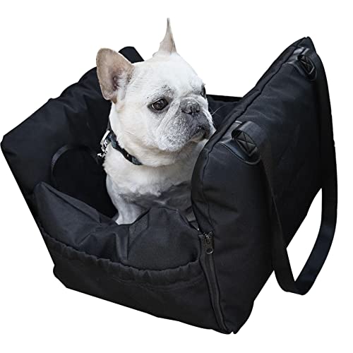 HEYCE Armlehnen-Sitzerhöhung für Hunde | Kleiner Airbag-Hundekatzen-Zusatzsitz auf der Auto-Armlehne,Hundeautositz Perfekt für kleine Haustiere, für die meisten Autos Interaktiver Deluxe-Haustiersitz von HEYCE