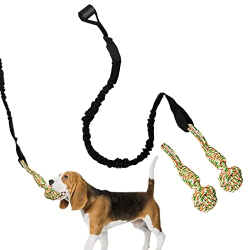 HEYCE Hundespielzeug aus Seil,Beißspielzeug Hundeseilspielzeug - Bissfestes, Robustes Hundespielzeug-Seil, interaktives Seilspielzeug zum Spielen im Innenbereich, beim Camping im Freien von HEYCE