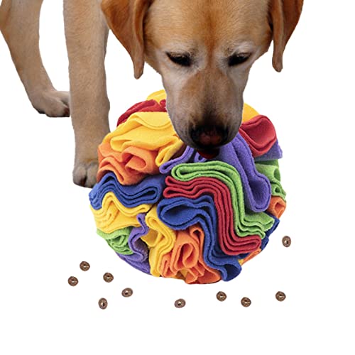 HEYCE Pet Snuffle Ball Spielzeug, Leckerli spendendes interaktives Hundespielzeug, Interaktives Hundespielzeug für Langeweile, Hundebereicherungsspielzeug für Welpen, Hundefuttermatte von HEYCE