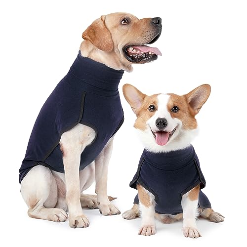 Heywean Dog Sweatshirt Stretch Fleece Weste Warmer Hundepullover Pullover für kleine und mittlere Hunde Haustier Winterkleidung für den Innen- und Außenbereich von HEYWEAN