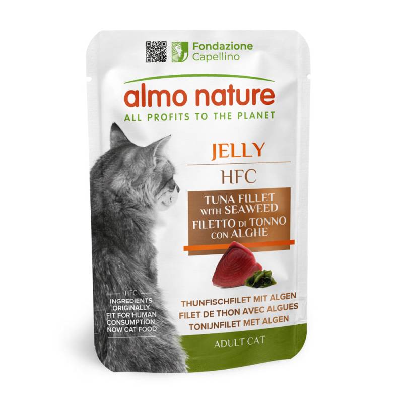 Almo Nature HFC Jelly Pouch 6 x 55 g - Thunfischfilet mit Algen von Almo Nature HFC