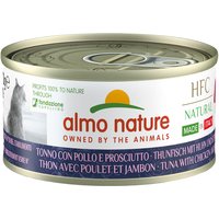 Almo Nature HFC Natural Made in Italy 6 x 70 g - Thunfisch, Huhn und Schinken von Almo Nature HFC