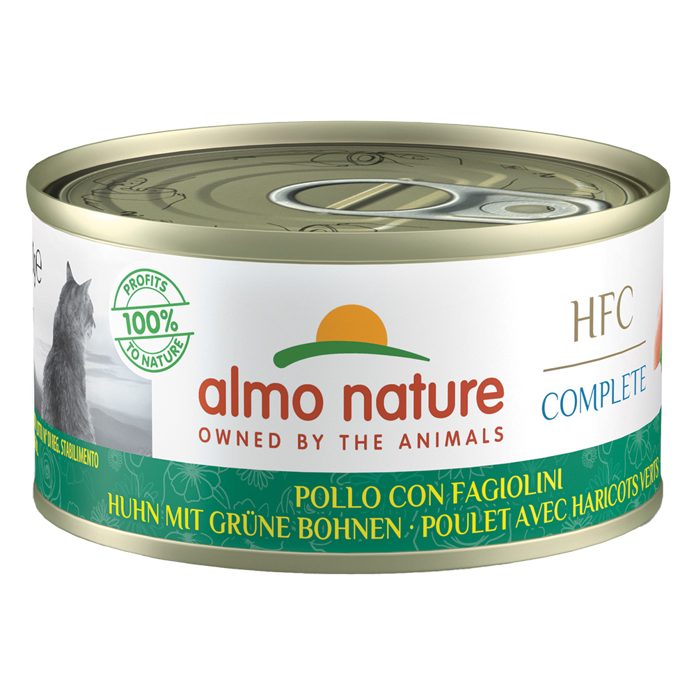 Sparpaket Almo Nature HFC Complete 24 x 70 g - Huhn mit grünen Bohnen Sparpaket Almo Nature HFC Complete 24 x 70 g - Huhn mit grünen Bohnen von Almo Nature HFC