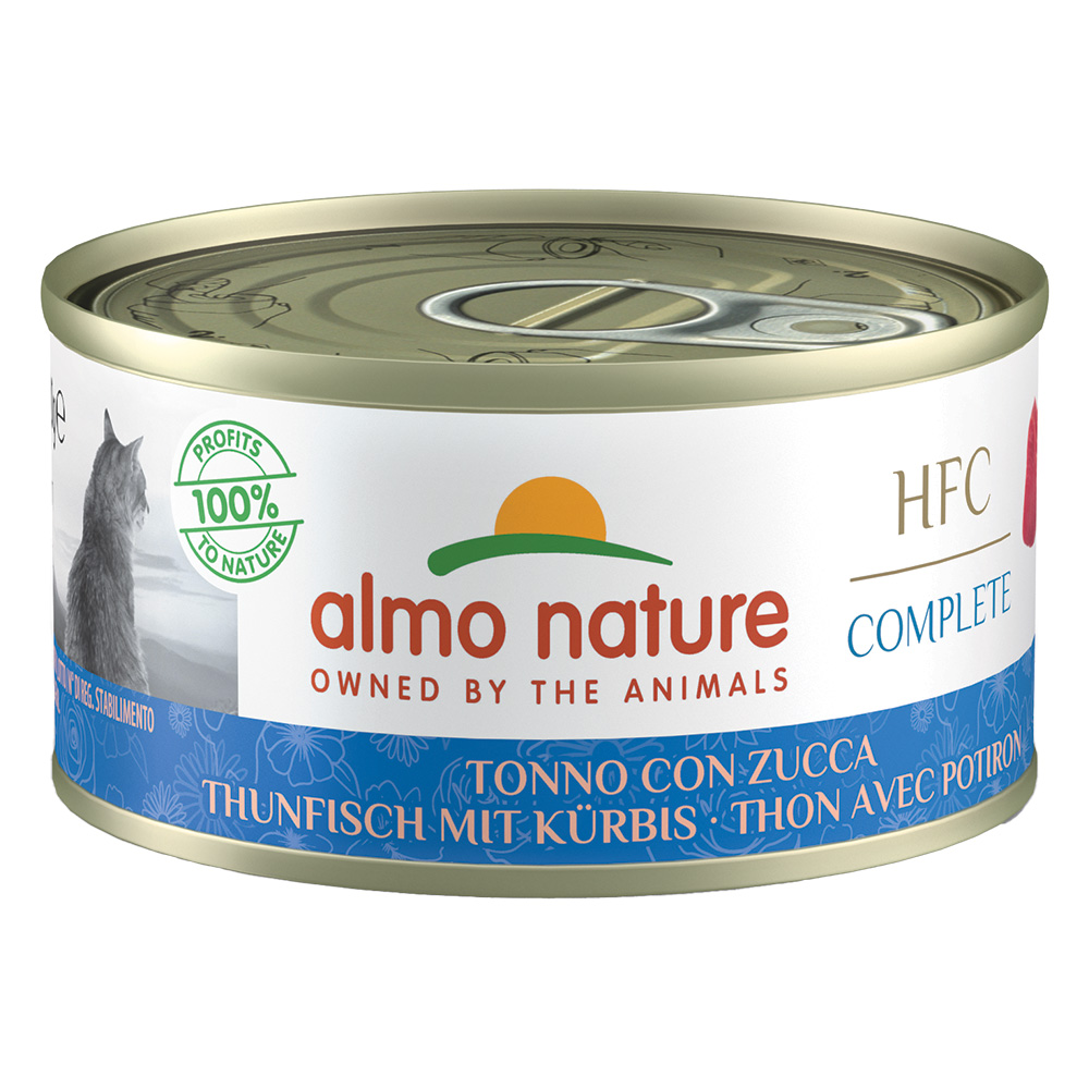 Sparpaket Almo Nature HFC Complete 24 x 70 g - Thunfisch mit Kürbis von Almo Nature HFC