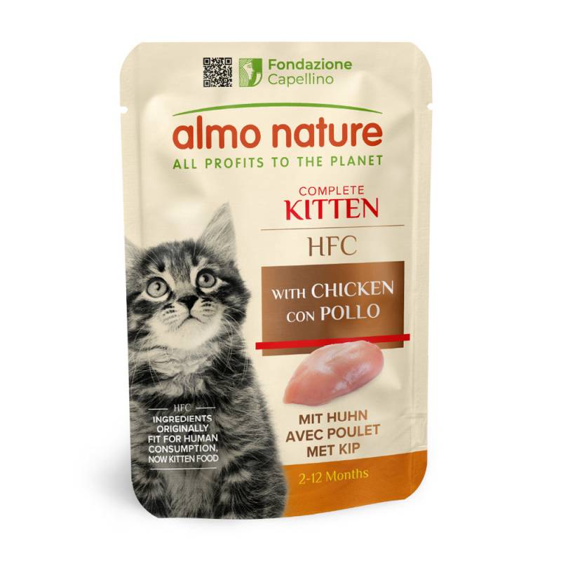 Sparpaket Almo Nature HFC Kitten 24 x 55 g Huhn von Almo Nature HFC