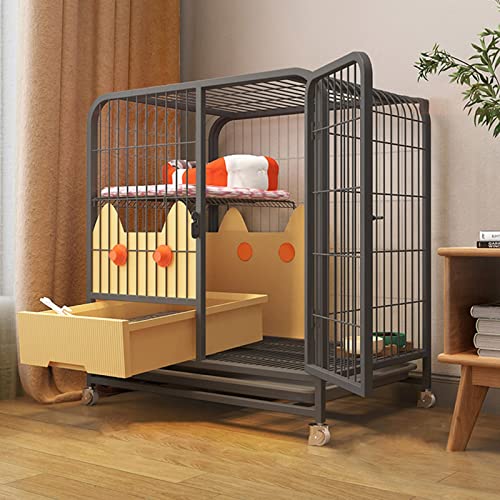 DIY -Frettchen -Playpens für Innenräume - Katzenkäfige Innenraum großer Raum für Katzentoilette, kleine Tiere Käfigkatze Cat -Gehäuse DIY -Katzen -Spielstall für 1-2 Katzen, Frettchen, Chinchilla, DIY -Frettchen -Playpens für Innenräume - Katzenkäfige Innenraum großer Raum für Katzentoilette, kleine Tiere Käfigkatze Cat -Gehäuse DIY -Katzen -Spielstall für 1-2 Katzen, Frettchen, Chinchilla, von HFERTSCN