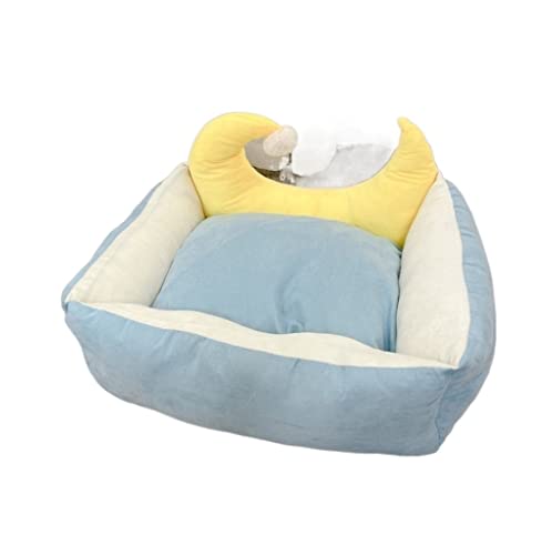 HFERTSCN Katzenhundbett Haustierbett Zwinger Katzen Bettwäsche Bettmatte Hundebett Wasserresistente & waschbare Hundemattratze für Haushäuser PEPTS Puppy Waft Hunde Bett Welpe Sofa (Blau: C, Größe: HFERTSCN Katzenhundbett Haustierbett Zwinger Katzen Bettwäsche Bettmatte Hundebett Wasserresistente & waschbare Hundemattratze für Haushäuser PEPTS Puppy Waft Hunde Bett Welpe Sofa (Blau: C, Größe: von HFERTSCN