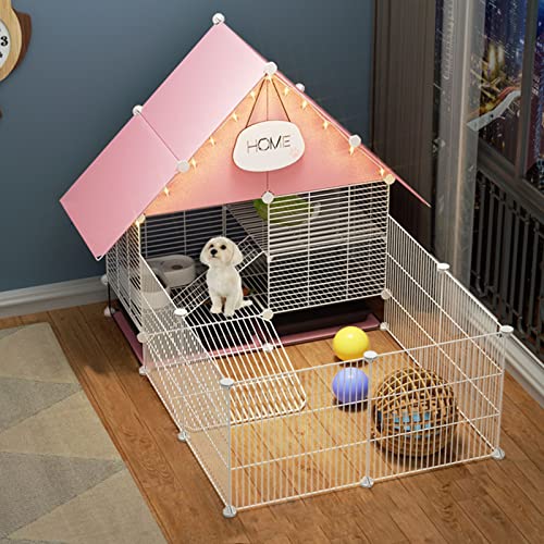 Haustierplaypen, Hundeplaypen - DIY Small Animal Cage für den Gebrauch im Freien im Freien, tragbarer Metalldraht -Hofzaun für Welpen, Kätzchen, Hasen FANDIAO Haustierplaypen, Hundeplaypen - DIY Small Animal Cage für den Gebrauch im Freien im Freien, tragbarer Metalldraht -Hofzaun für Welpen, Kätzchen, Hasen FANDIAO von HFERTSCN