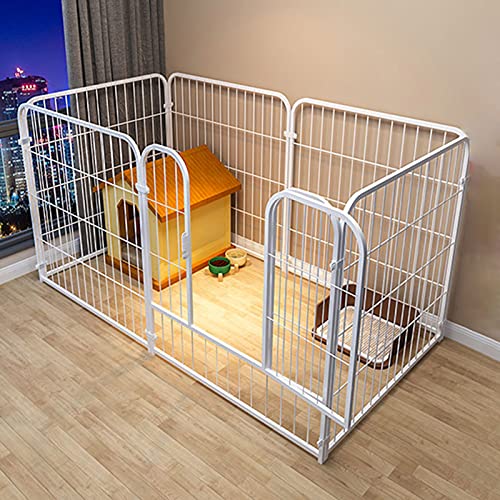 Hundetallpene - Playpen für Hunde, Hundetpene groß in Haustier liefert Hochleistungs -Welpen -Spielstift -Haustier für Hunde Katze Innen-/Außenbereich, 6 Panel FANDIAO von HFERTSCN