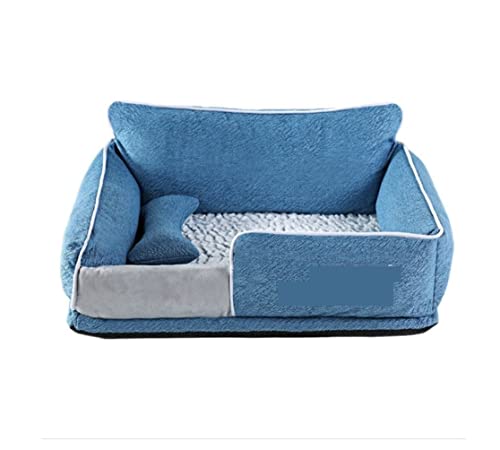 Katzenhundbett Haustier Bett Zwinger Hunde Bettwäsche Haustierbett Hunde Katze rund warmes Kuschler Zwinger Weiche Welpensofa Maschine Waschbares Hundebett Welpe Sofa (Blau: Blau, Größe: 56 * 48 * 25 Katzenhundbett Haustier Bett Zwinger Hunde Bettwäsche Haustierbett Hunde Katze rund warmes Kuschler Zwinger Weiche Welpensofa Maschine Waschbares Hundebett Welpe Sofa (Blau: Blau, Größe: 56 * 48 * 25 von HFERTSCN
