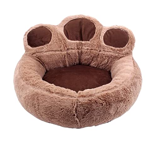 Katzenhundbett Haustierbett Zwinger abnehmbar und waschbarer Rückenlehne, Hundezwinger Katze Kennel Haustier Vorräte, Herbst und Winter warmes Bärenpfoten Haustier Hundepolster Hundebett Welpe Sofa Katzenhundbett Haustierbett Zwinger abnehmbar und waschbarer Rückenlehne, Hundezwinger Katze Kennel Haustier Vorräte, Herbst und Winter warmes Bärenpfoten Haustier Hundepolster Hundebett Welpe Sofa von HFERTSCN