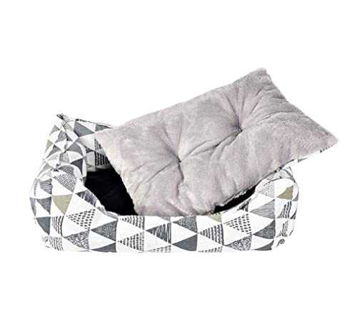 Katzenhundbett Haustierbett Zwinger quadratische Arktische Samt Haustierbett Herbst und Winter warme Katzenhundbetten klein und mittelgroß für Haustier Katzenhundbett Zwinger Hundebett-Welpensofa Katzenhundbett Haustierbett Zwinger quadratische Arktische Samt Haustierbett Herbst und Winter warme Katzenhundbetten klein und mittelgroß für Haustier Katzenhundbett Zwinger Hundebett-Welpensofa von HFERTSCN