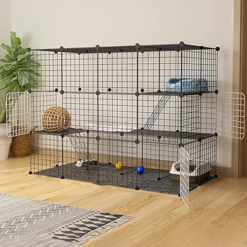 Katzenkäfig, Frettchenkäfigkatze Katzenstall, Katzenzwinger Metalldraht Kennels KREATE Kabe FANDIAO Katzenkäfig, Frettchenkäfigkatze Katzenstall, Katzenzwinger Metalldraht Kennels KREATE Kabe FANDIAO von HFERTSCN