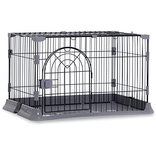 Katzenkäfig, großer Katzenkäfig Innenkatze-Katzengitter Metalldraht Kennels Kiste Kleiner Tier Käfig für Kätzchen Meerschweinchen Ideal für 1-4 Katze FANDIAO von HFERTSCN