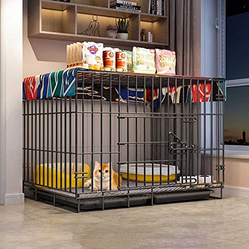 Katzenkäfig - Katzenkäfig Outdoor Katze Kennel Kürzungskäfigkäfig -Katze Cat -Gehäuse auf Rädern Metallkatze Käse Käfig Kleine Tiere Hutch Übergroße Katzenvilla - für kleine Tier, Welpen, Kätzchen, Katzenkäfig - Katzenkäfig Outdoor Katze Kennel Kürzungskäfigkäfig -Katze Cat -Gehäuse auf Rädern Metallkatze Käse Käfig Kleine Tiere Hutch Übergroße Katzenvilla - für kleine Tier, Welpen, Kätzchen, von HFERTSCN