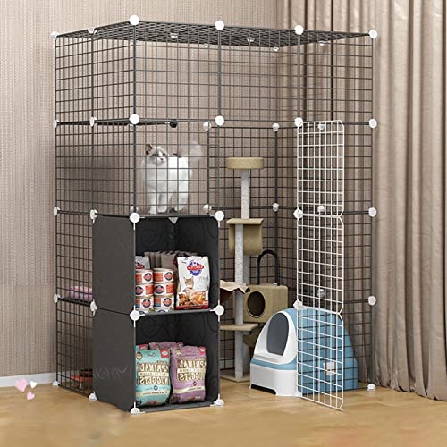 Katzenkäfig - Katzenschiff, Haustierkäfige für Katzen Metallgehäuse Netto -Übungshof -Zaun Käfig für kleine Haustiere Kaninchen Hedgehogs Katzenschiffeschweinchen FANDIAO Katzenkäfig - Katzenschiff, Haustierkäfige für Katzen Metallgehäuse Netto -Übungshof -Zaun Käfig für kleine Haustiere Kaninchen Hedgehogs Katzenschiffeschweinchen FANDIAO von HFERTSCN