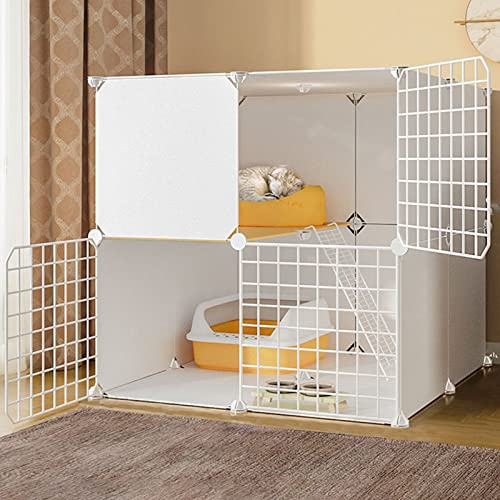 Katzenkäfige Innenräume groß - Katzenkäfig, DIY -Haustiere Playpen, Metallgehäuse Net Yard Zaun Käfig mit Tür für kleine Haustiere Kaninchen Igel Igel -Katze -Meerschweinchen, einschließlich Mälz, Katzenkäfige Innenräume groß - Katzenkäfig, DIY -Haustiere Playpen, Metallgehäuse Net Yard Zaun Käfig mit Tür für kleine Haustiere Kaninchen Igel Igel -Katze -Meerschweinchen, einschließlich Mälz, von HFERTSCN