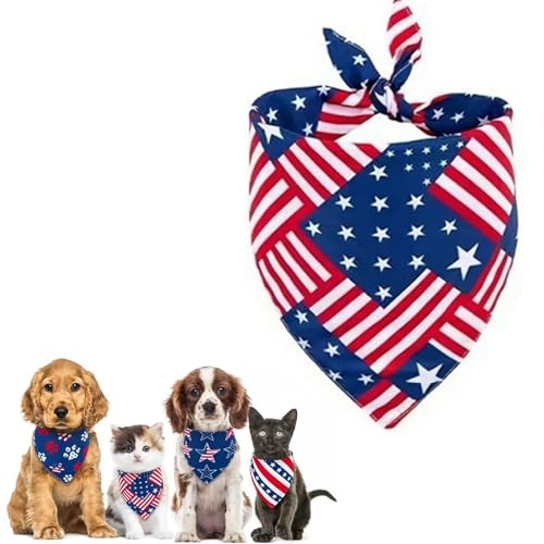 Dreieckstuch mit amerikanischer Flagge, Halstuch, USA-Flagge, Stirnband, Kopftuch, Unisex, Cowboy-Halstuch, patriotisches Zubehör für Jungen und Mädchen, leicht, verstellbar Dreieckstuch mit amerikanischer Flagge, Halstuch, USA-Flagge, Stirnband, Kopftuch, Unisex, Cowboy-Halstuch, patriotisches Zubehör für Jungen und Mädchen, leicht, verstellbar von HFLWYWD