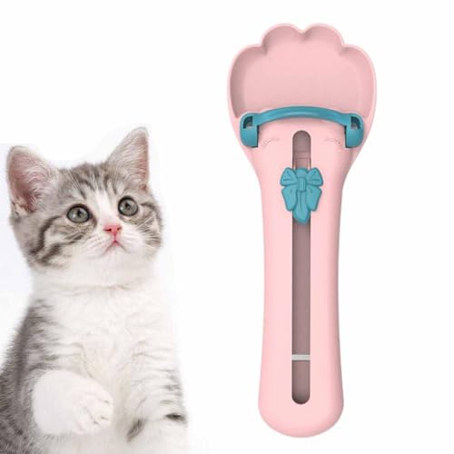 HFLWYWD Katzen-Leckerli-Spender, Katzenkrallenförmiger Quetschlöffel, leckbarer Nass-Leckerli-Spender, Schiebe-Löffel, Flüssigkeitssnackspender HFLWYWD Katzen-Leckerli-Spender, Katzenkrallenförmiger Quetschlöffel, leckbarer Nass-Leckerli-Spender, Schiebe-Löffel, Flüssigkeitssnackspender von HFLWYWD