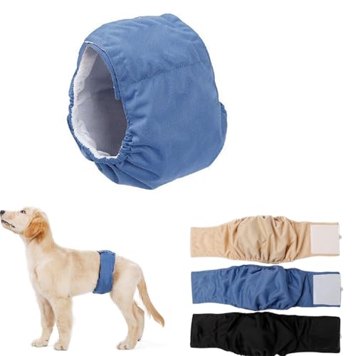 Waschbare Windeln für Hündinnen, hochsaugfähige Hundewindeln, wiederverwendbar, für männliche Hunde, auslaufsichere Welpenwindeln, Hündinnen für Hitze-Inkontinenz und Welpentraining Waschbare Windeln für Hündinnen, hochsaugfähige Hundewindeln, wiederverwendbar, für männliche Hunde, auslaufsichere Welpenwindeln, Hündinnen für Hitze-Inkontinenz und Welpentraining von HFLWYWD