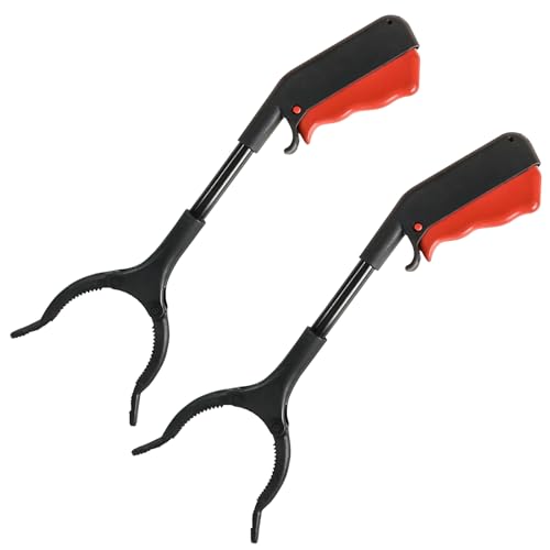 2 Stück Müllgreifer, Kinder Greifzange, Tragbare Müll Zange Greifarm, Greifer für Senioren, Müllzangengreifer Erwachsene, Müllsammelzange, Kurze Müllzange für Recycling, Garten, Hof 2 Stück Müllgreifer, Kinder Greifzange, Tragbare Müll Zange Greifarm, Greifer für Senioren, Müllzangengreifer Erwachsene, Müllsammelzange, Kurze Müllzange für Recycling, Garten, Hof von HFMYGS